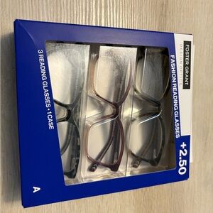 Foster Grant Stylish Reading Glasses Trio